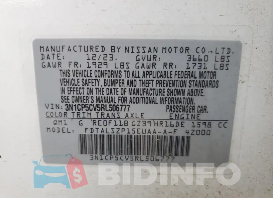 3N1CP5CV5RL506777 Photo# 12