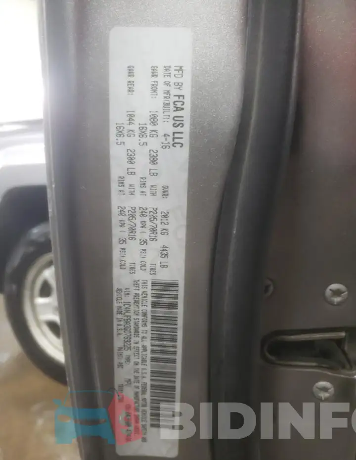 1C4NJPBA3GD769225 Photo# 13