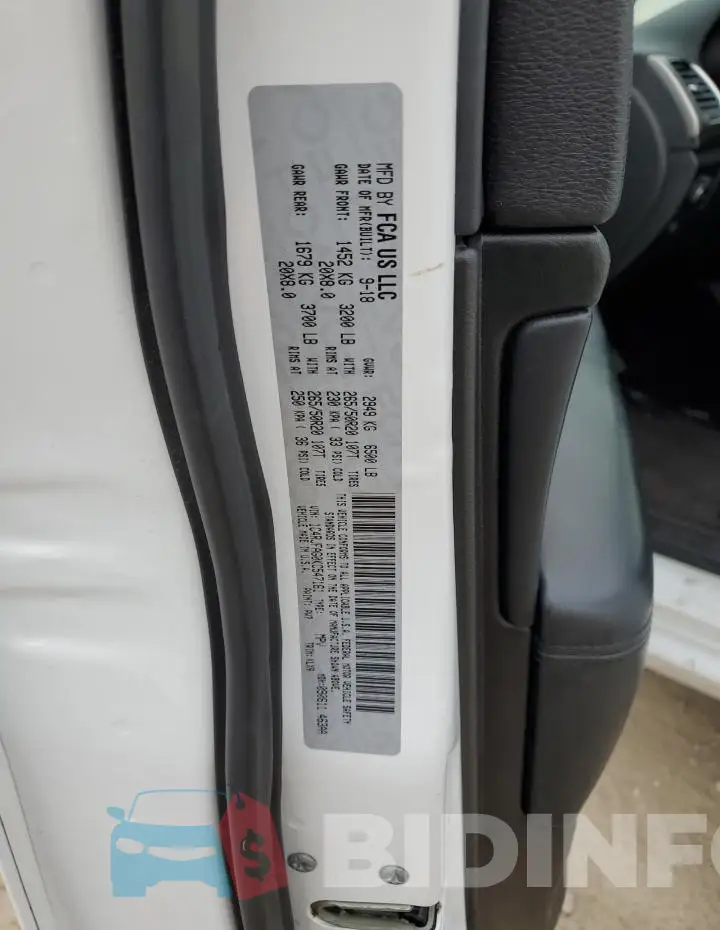 1C4RJFAG0KC547161 Photo# 14
