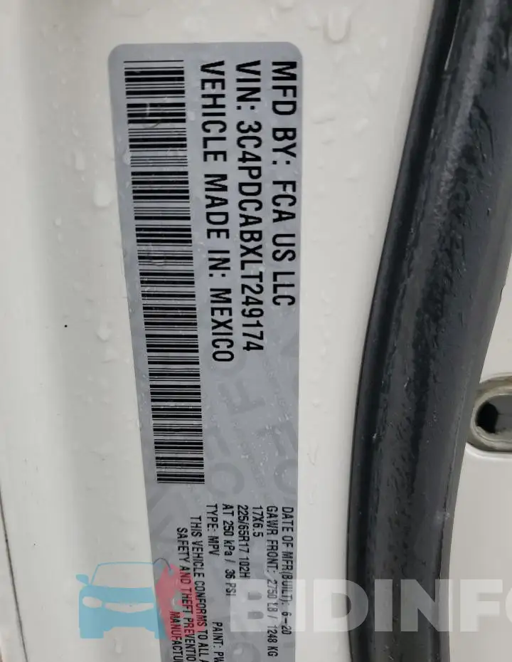 3C4PDCABXLT249174 Photo# 13