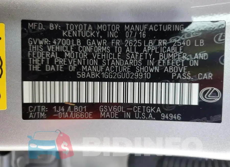 58ABK1GG2GU029910 Photo# 12