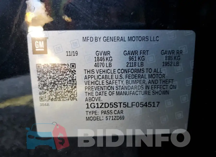 1G1ZD5ST5LF054517 Photo# 12