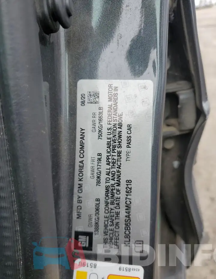 KL8CB6SA4MC716218 Photo# 12