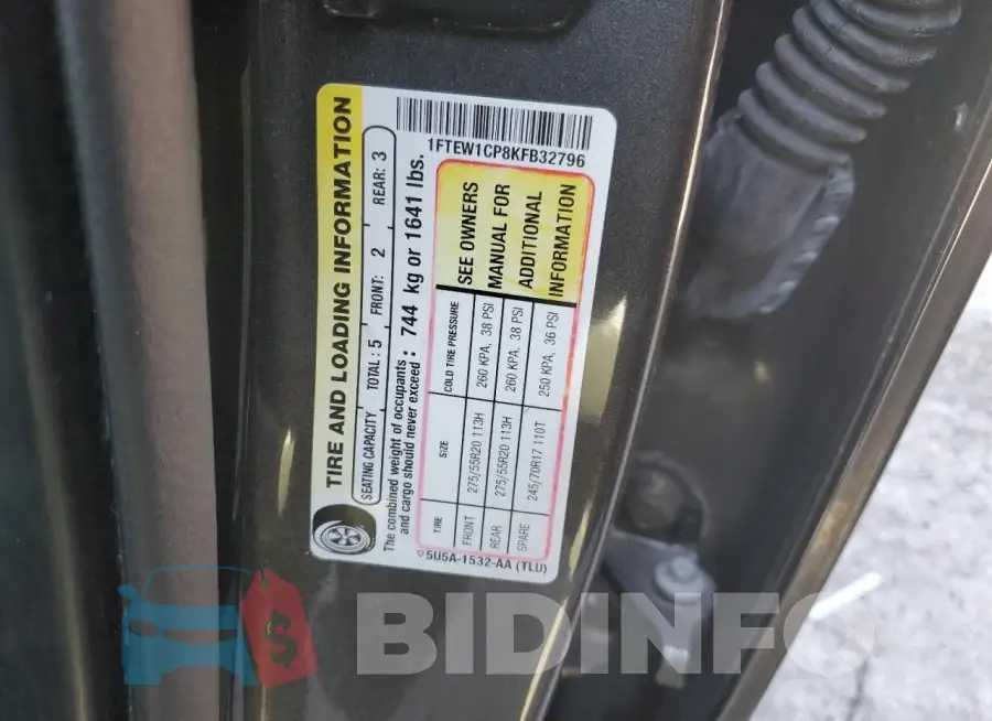1FTEW1CP8KFB32796 Photo# 13