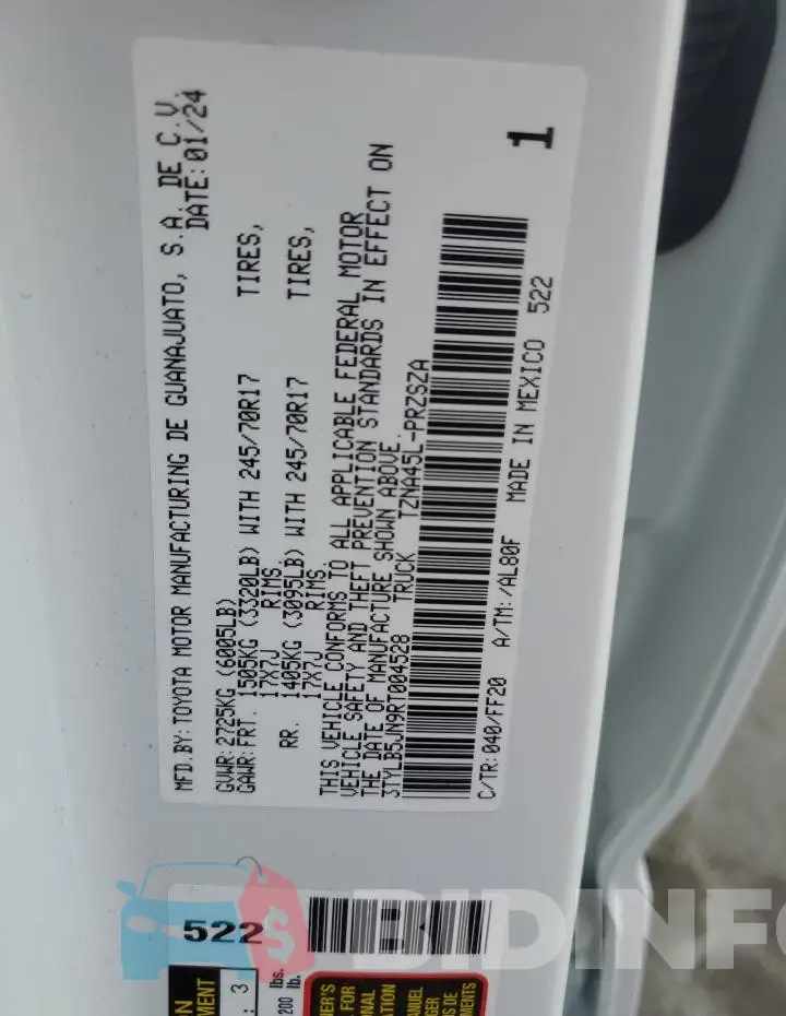 3TYLB5JN9RT004528 Photo# 12