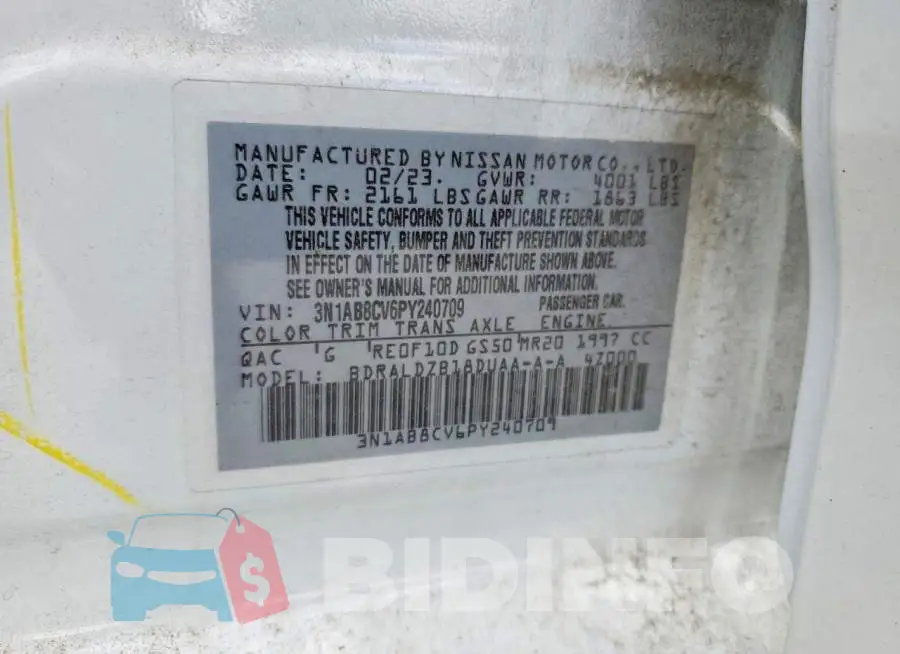3N1AB8CV6PY240709 Photo# 12