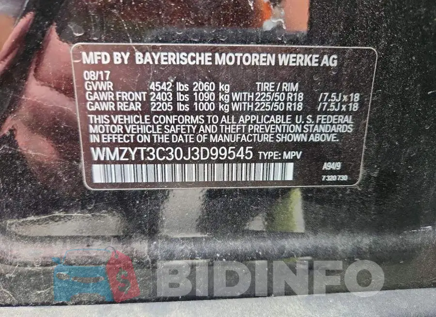 WMZYT3C30J3D99545 Photo# 13