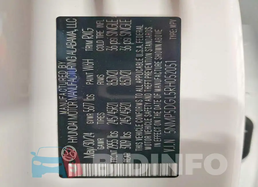 5NMP5DGL5RH052051 Photo# 13