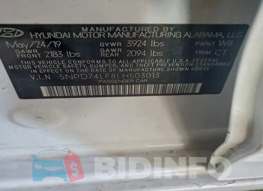 5NPD74LF8LH503013 Photo# 12