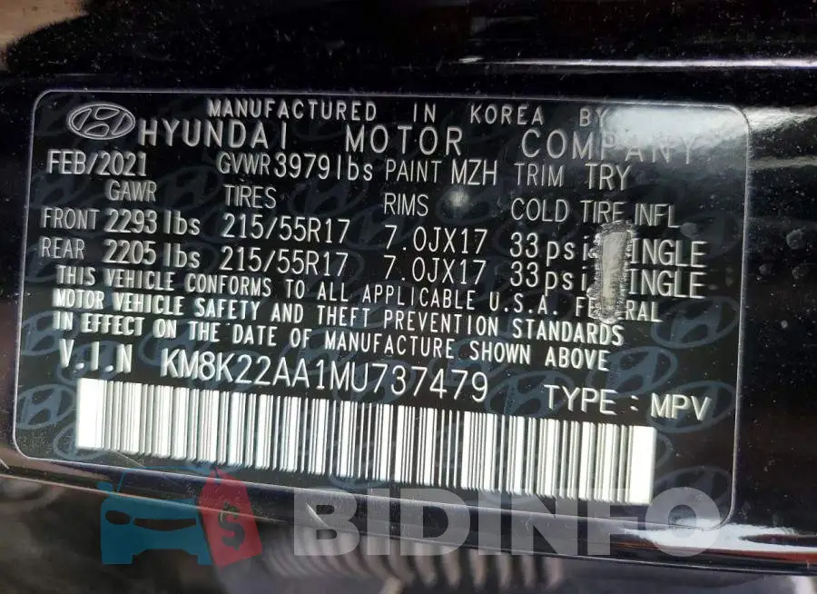 KM8K22AA1MU737479 Photo# 13