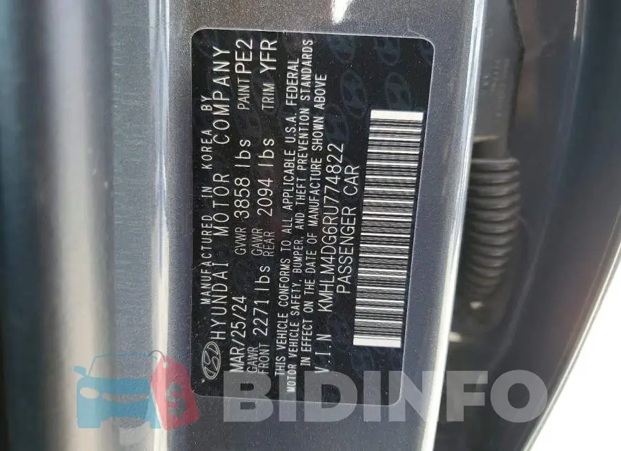 KMHLM4DG6RU774822 Photo# 12