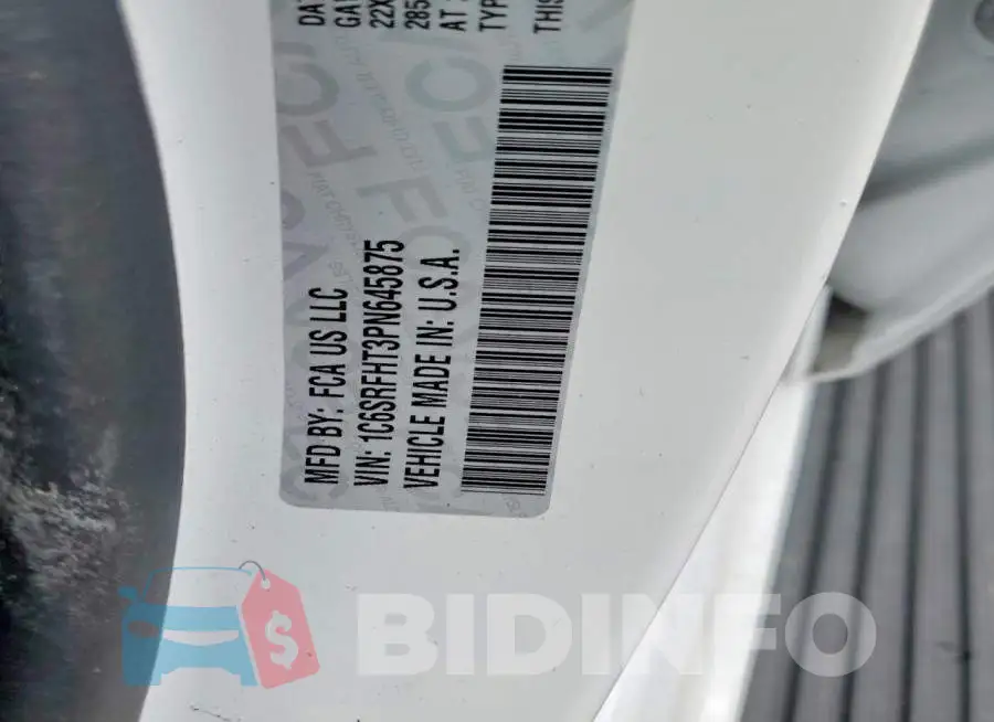 1C6SRFHT3PN645875 Photo# 13