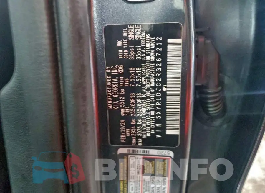 5XYRLDJC2RG267212 Photo# 14