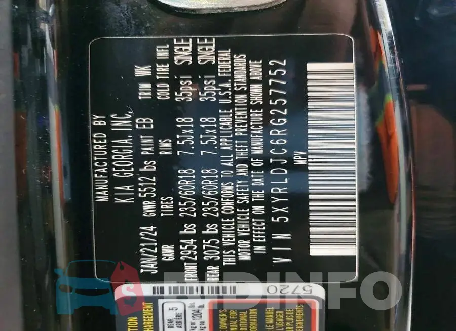 5XYRLDJC6RG257752 Photo# 12