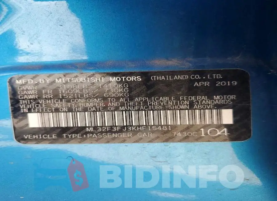 ML32F3FJ3KHF15481 Photo# 12