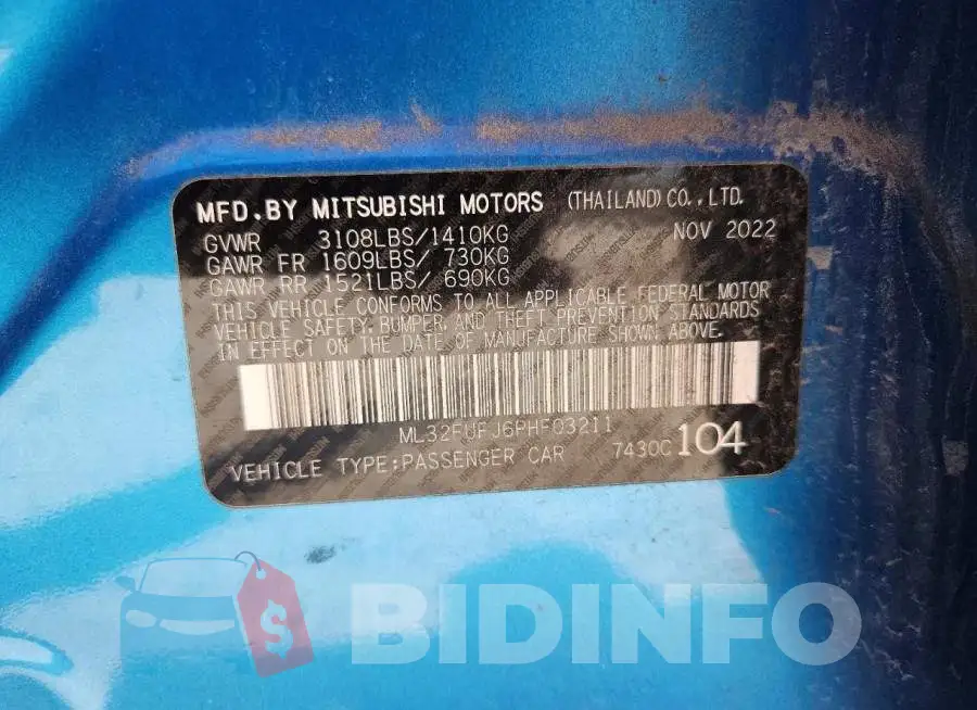 ML32FUFJ6PHF03211 Photo# 13