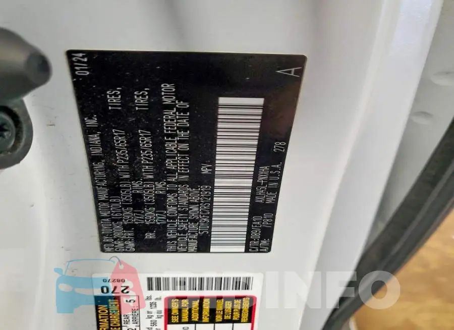 5TDYSKFC7RS121919 Photo# 13