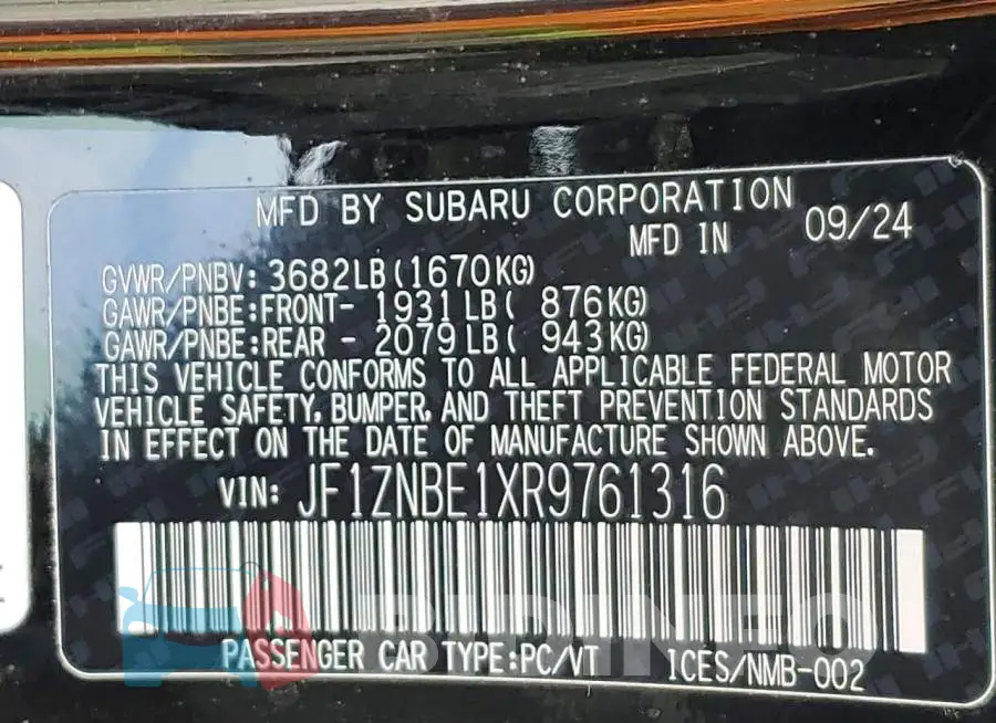 JF1ZNBE1XR9761316 Photo# 13