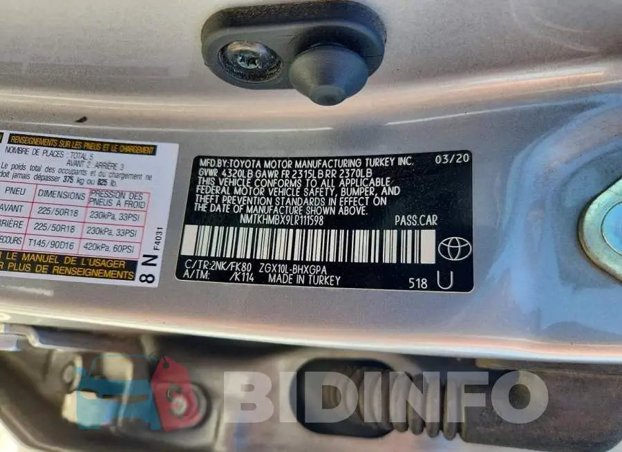 NMTKHMBX9LR111598 Photo# 13