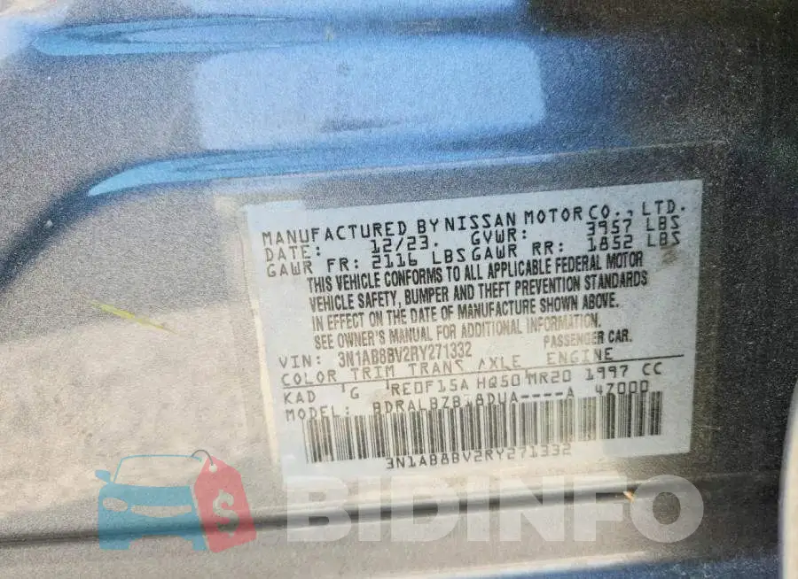 3N1AB8BV2RY271332 Photo# 12
