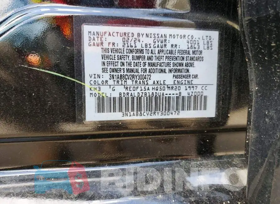 3N1AB8CV2RY300472 Photo# 12