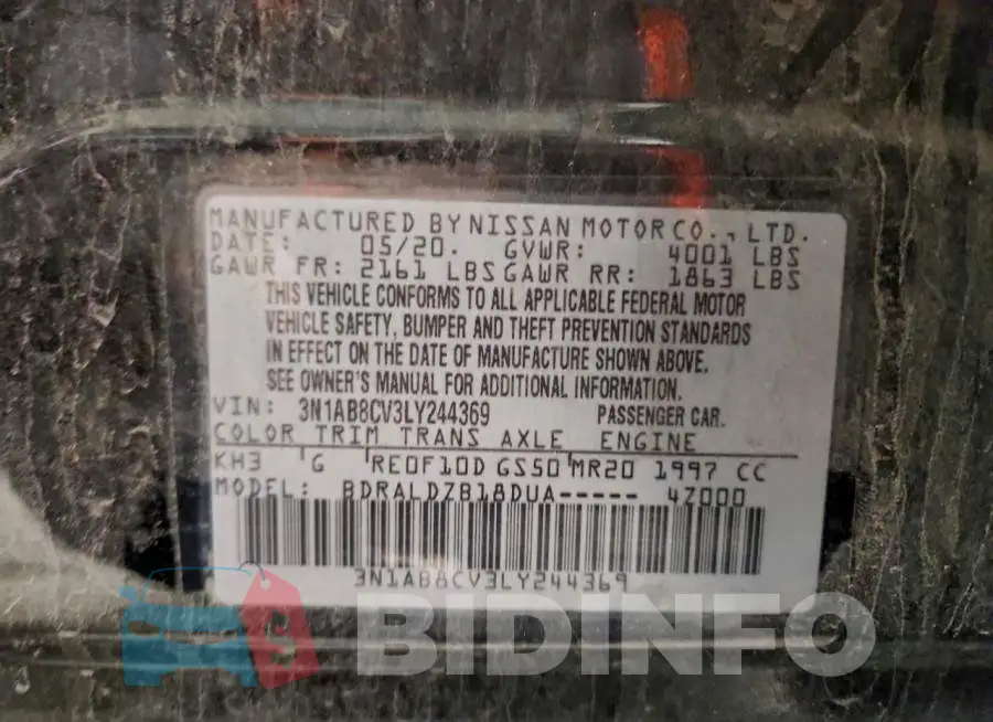 3N1AB8CV3LY244369 Photo# 13