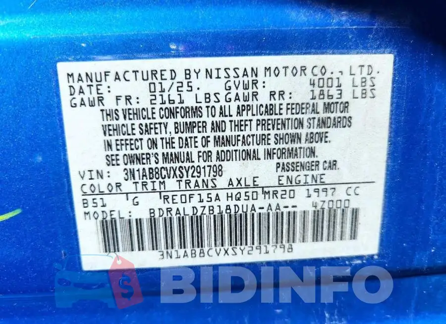 3N1AB8CVXSY291798 Photo# 12