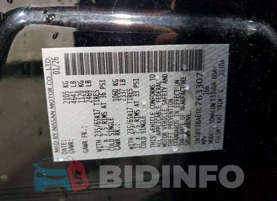 5N1BT3BA6TC763307 Photo# 13