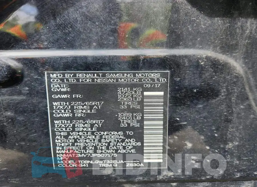 KNMAT2MV7JP507175 Photo# 13