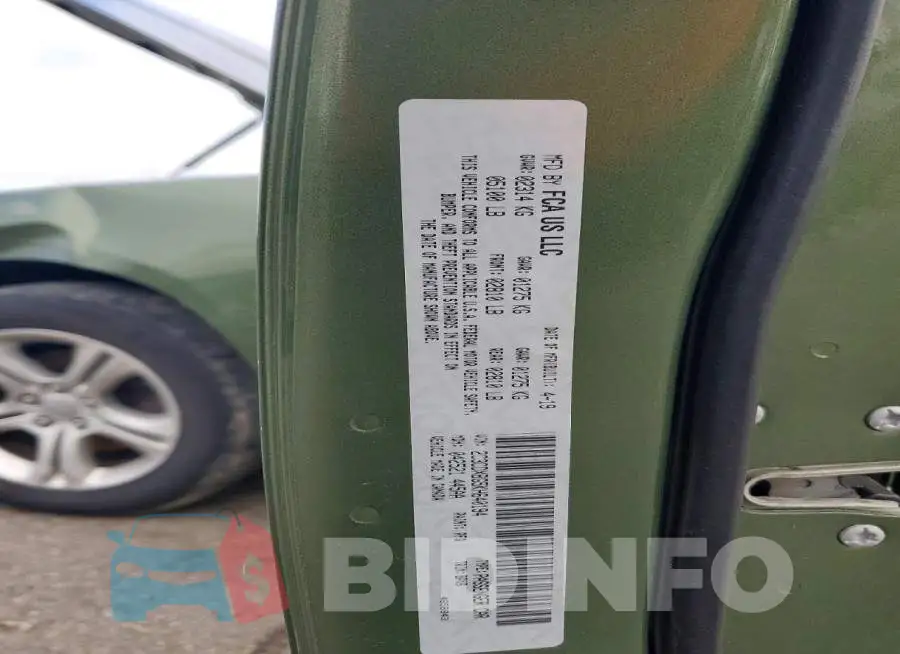 2C3CDXBG5KH640194 Photo# 12