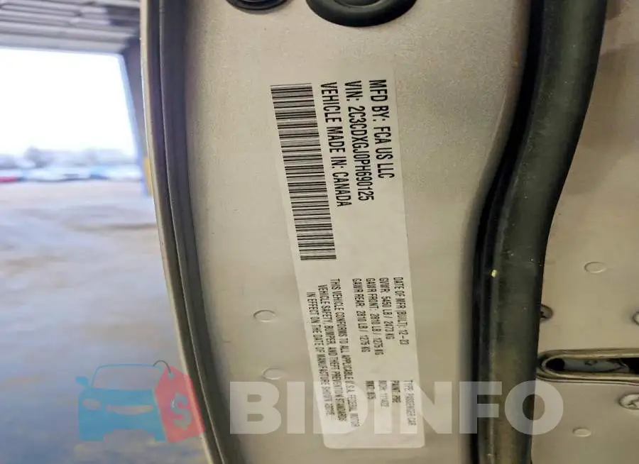2C3CDXGJ0PH690125 Photo# 12