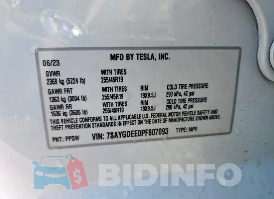 7SAYGDEE0PF807093 Photo# 12