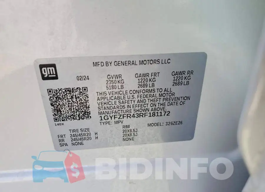1GYFZFR43RF181172 Photo# 12