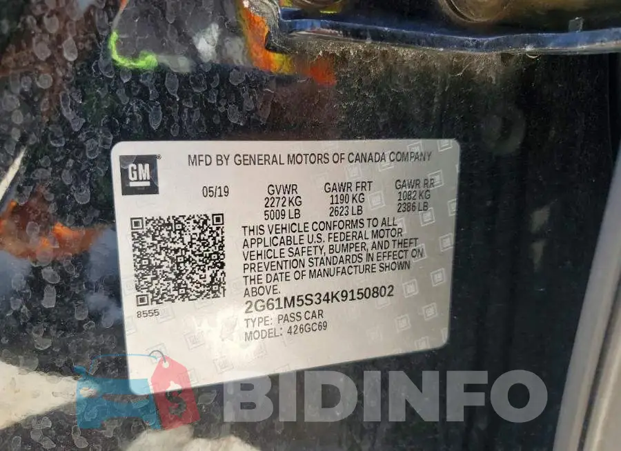2G61M5S34K9150802 Photo# 12