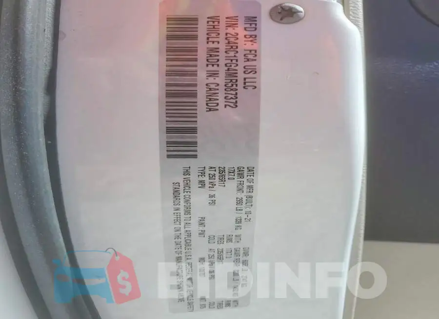 2C4RC1FG4MR587372 Photo# 13
