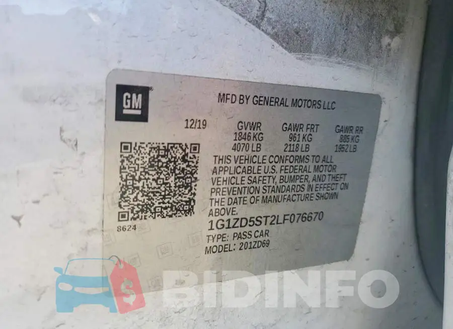1G1ZD5ST2LF076670 Photo# 12