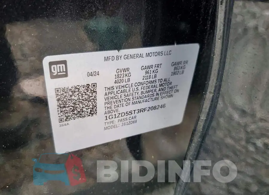 1G1ZD5ST3RF208246 Photo# 12