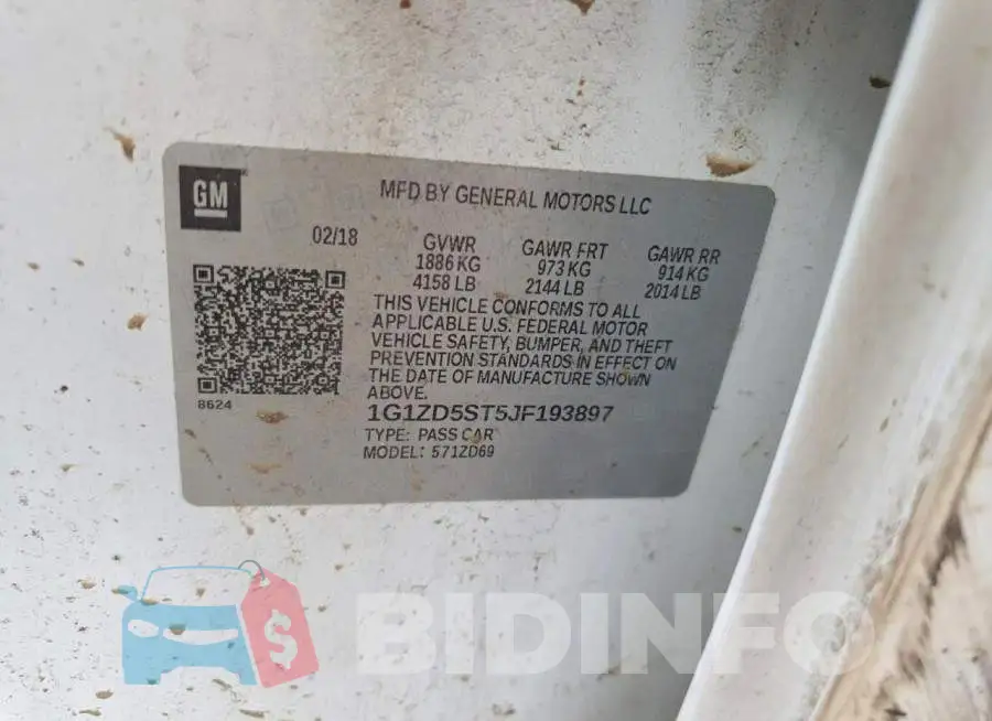 1G1ZD5ST5JF193897 Photo# 12