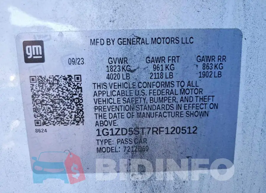1G1ZD5ST7RF120512 Photo# 12