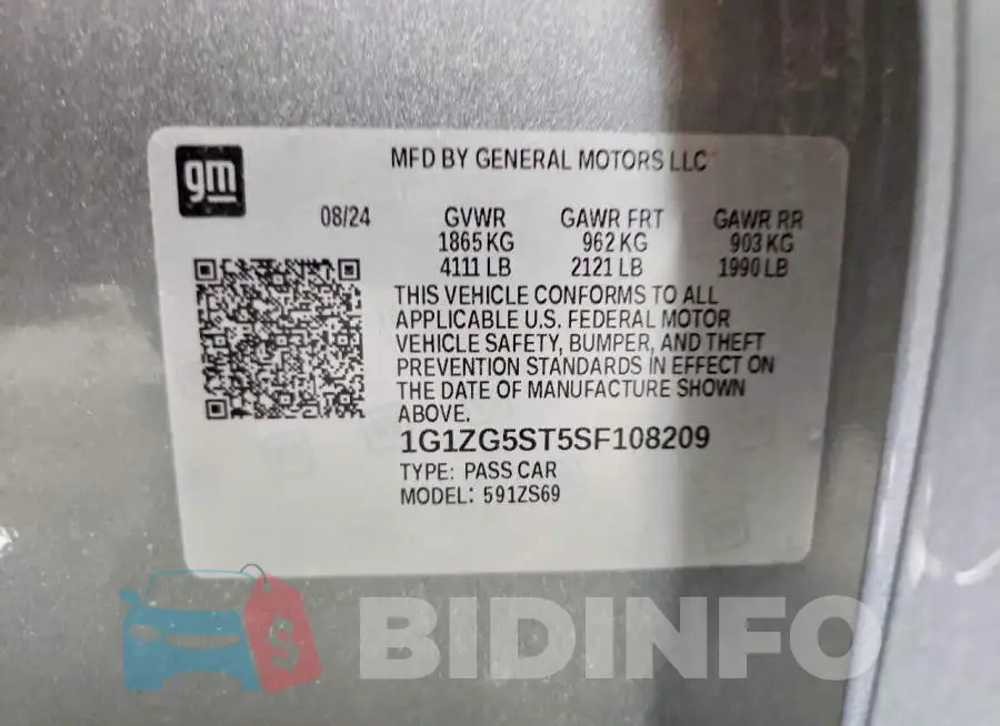 1G1ZG5ST5SF108209 Photo# 12