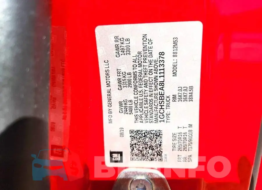 1GCHSBEA8L1113378 Photo# 13