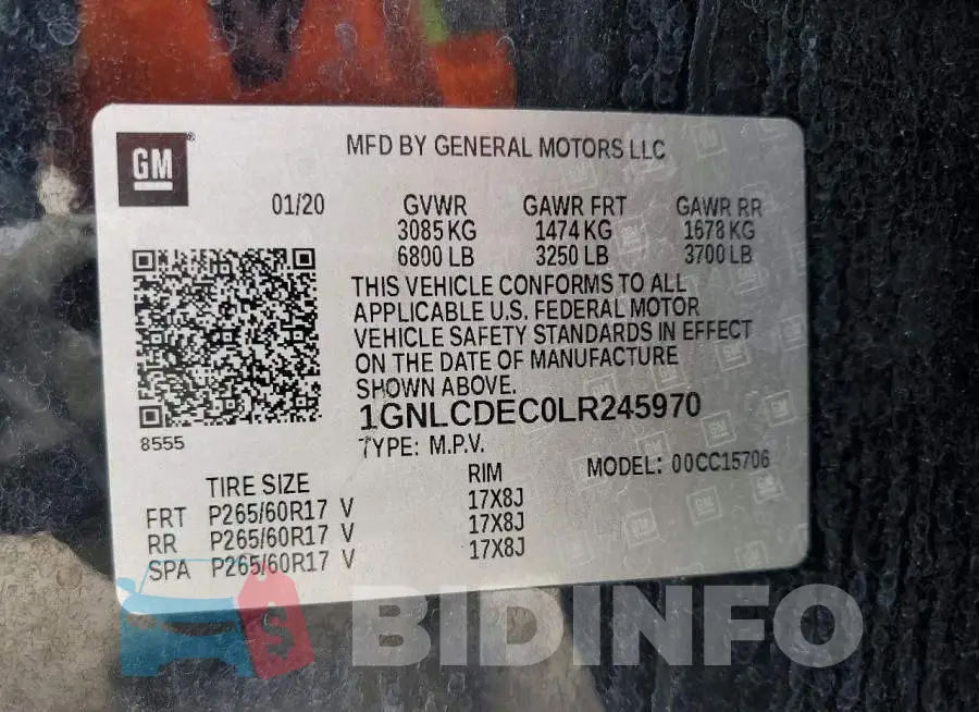 1GNLCDEC0LR245970 Photo# 13