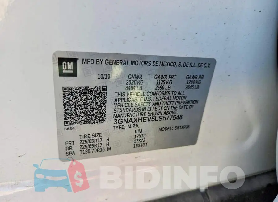 3GNAXHEV5LS577548 Photo# 12