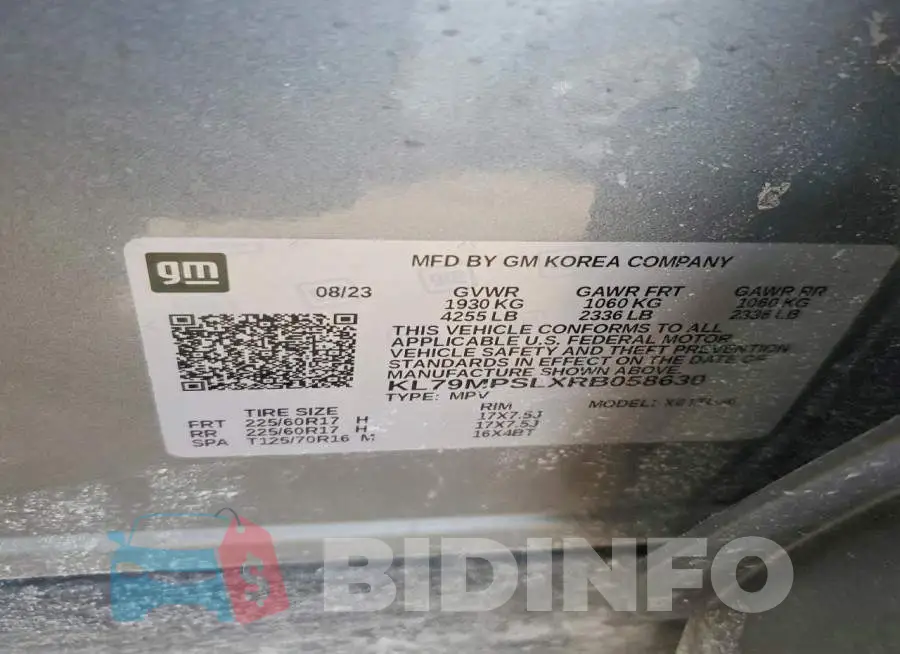 KL79MPSLXRB058630 Photo# 12