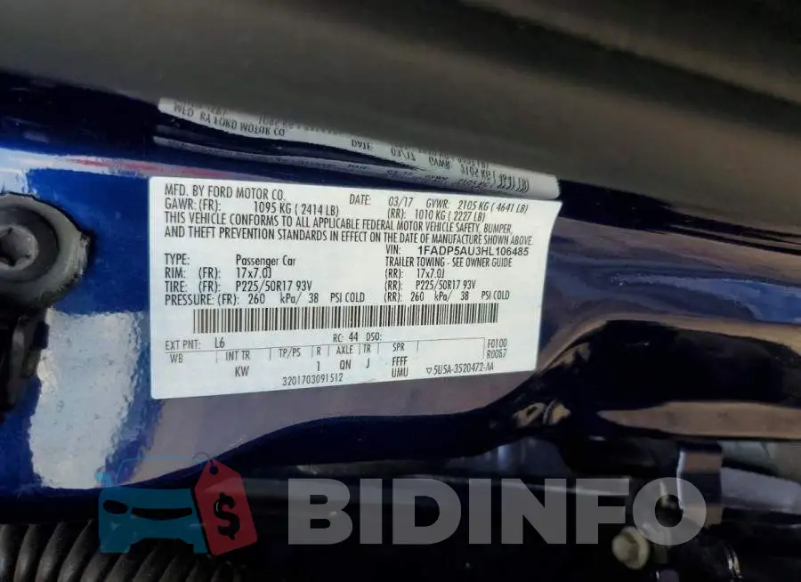 1FADP5AU3HL106485 Photo# 12