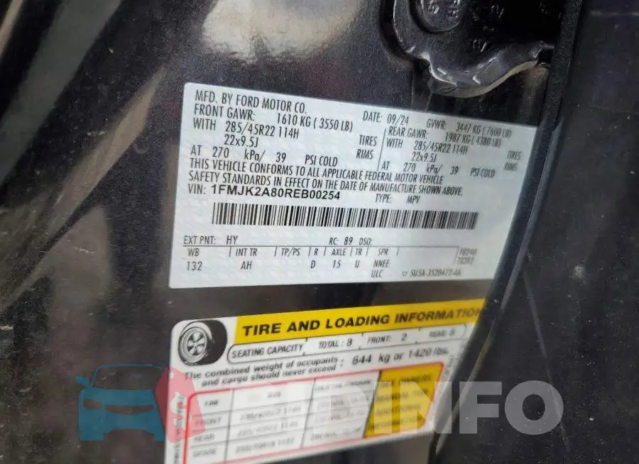 1FMJK2A80REB00254 Photo# 14