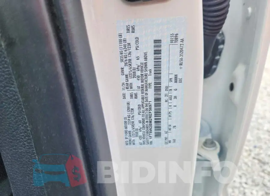 1FT8W2BM2REF56971 Photo# 12