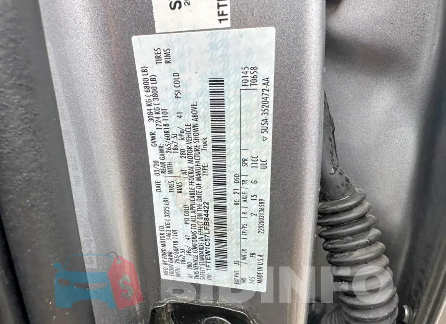 1FTEW1C57LFB84422 Photo# 10