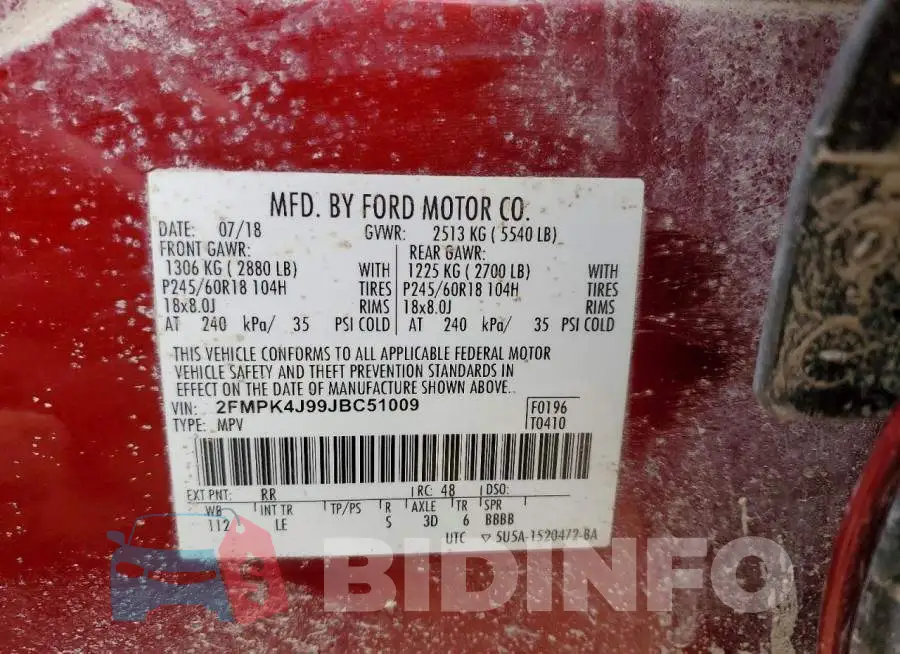 2FMPK4J99JBC51009 Photo# 13