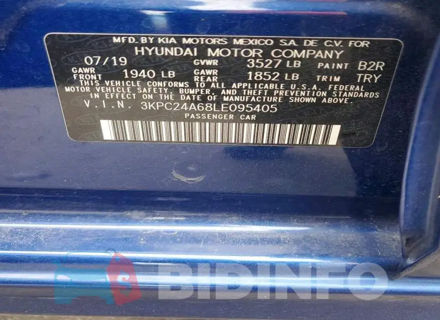 3KPC24A68LE095405 Photo# 12